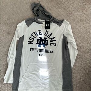UNDER ARMOUR NOTRE DAME- long sleeve tee
